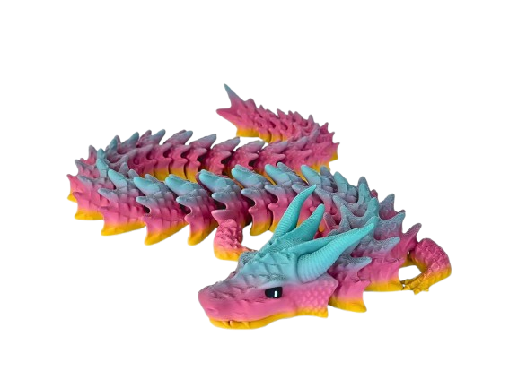 Shadowcoil – 3D-drake, 48 cm lång